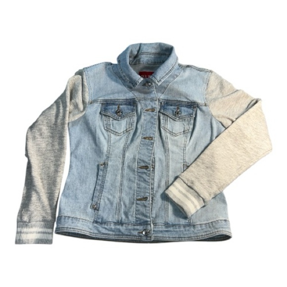 Guess Blue Denim  & Gray Jacket